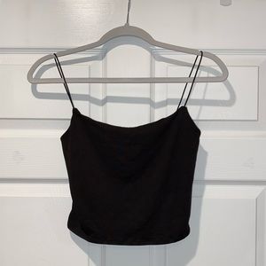 Black crop top